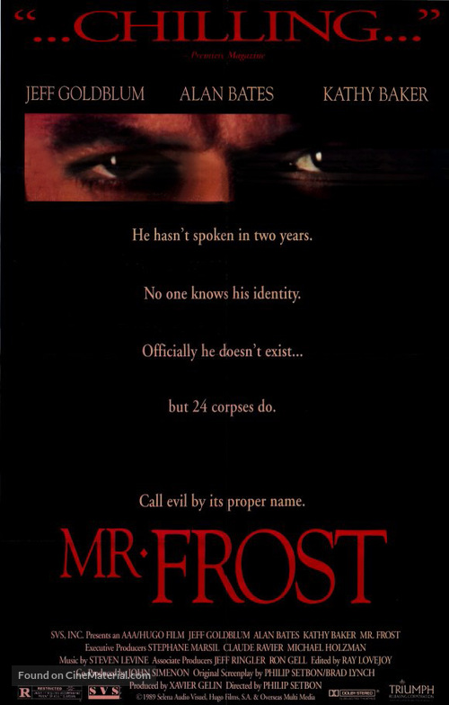 Mister Frost - Movie Poster