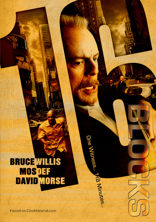 16 Blocks - DVD movie cover