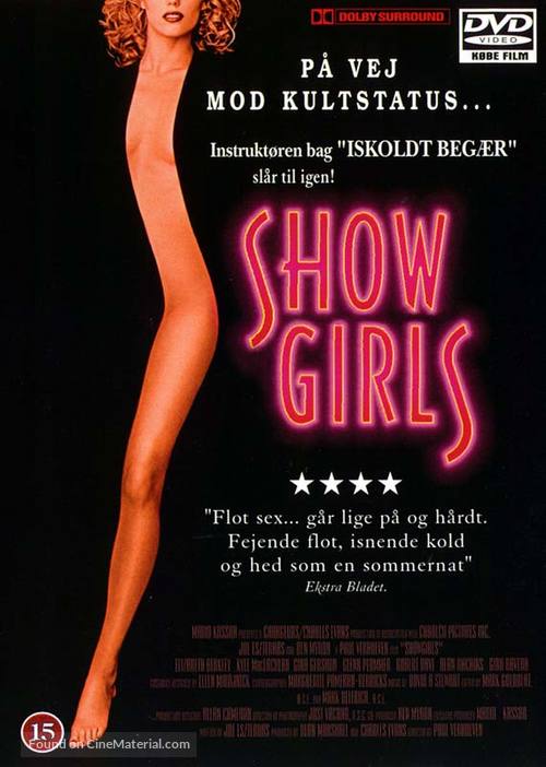 Showgirls - Danish DVD movie cover