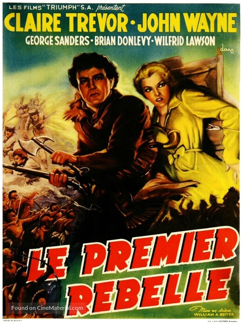 Allegheny Uprising - French Movie Poster