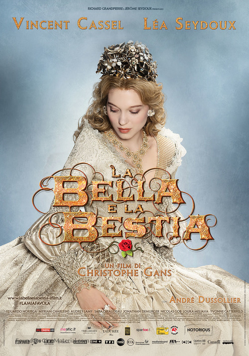 La belle &amp; la b&ecirc;te - Italian Movie Poster