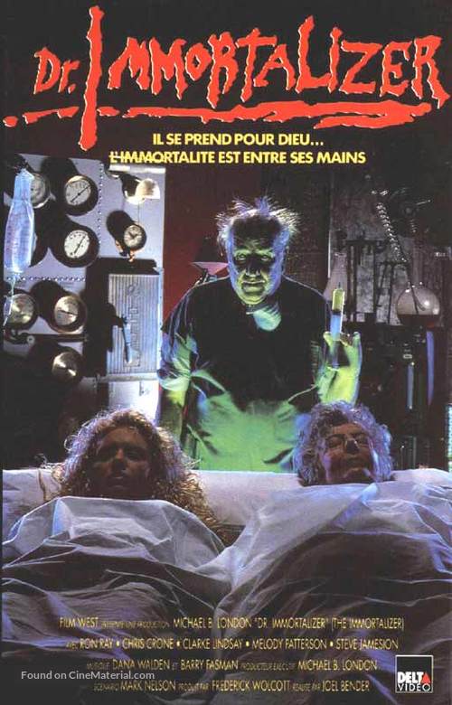 The Immortalizer - French VHS movie cover