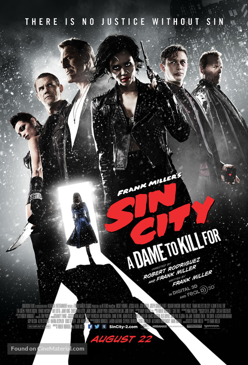Sin City: A Dame to Kill For - Theatrical movie poster