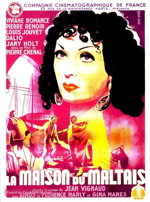 La maison du Maltais - French Movie Poster