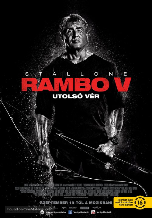 Rambo: Last Blood - Hungarian Movie Poster