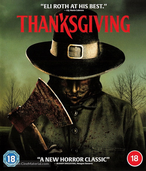 Thanksgiving - British Blu-Ray movie cover