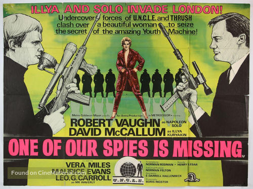 One of Our Spies Is Missing - British Movie Poster