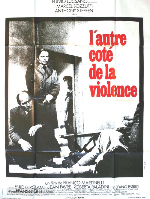 Roma l&#039;altra faccia della violenza - French Movie Poster