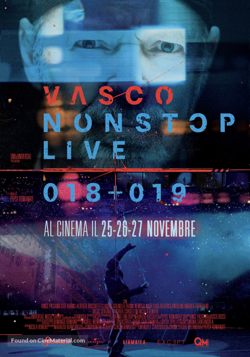 Vasco NonStop Live 018+019 - Italian Movie Poster