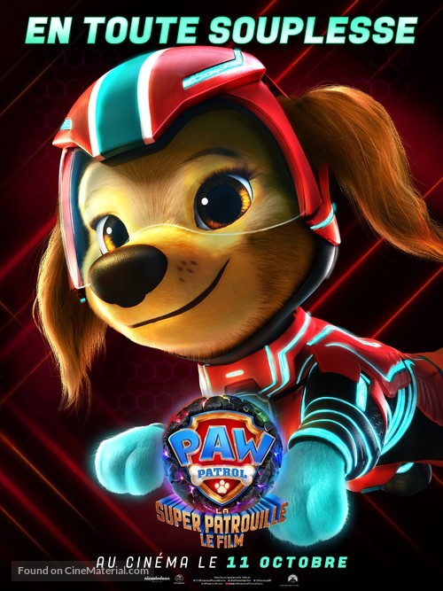 PAW Patrol: The Mighty Movie - French Movie Poster