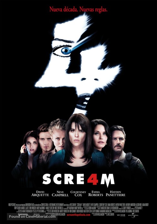 Scream 4 - Spanish Movie Poster