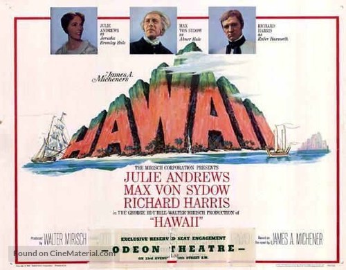Hawaii - British Movie Poster