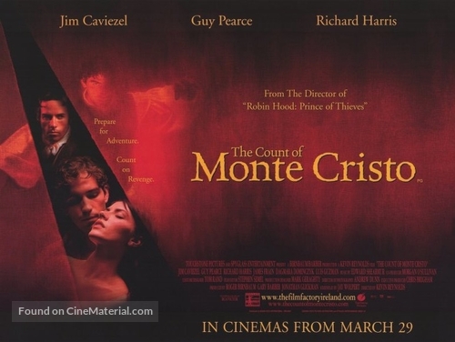 The Count of Monte Cristo - British Movie Poster