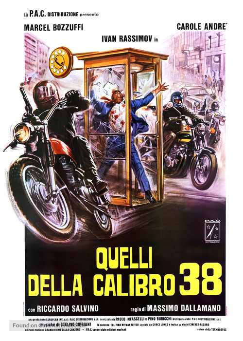 Quelli della calibro 38 - Italian Movie Poster