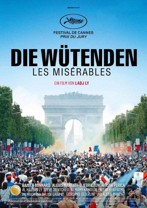 Les mis&eacute;rables - German Movie Poster