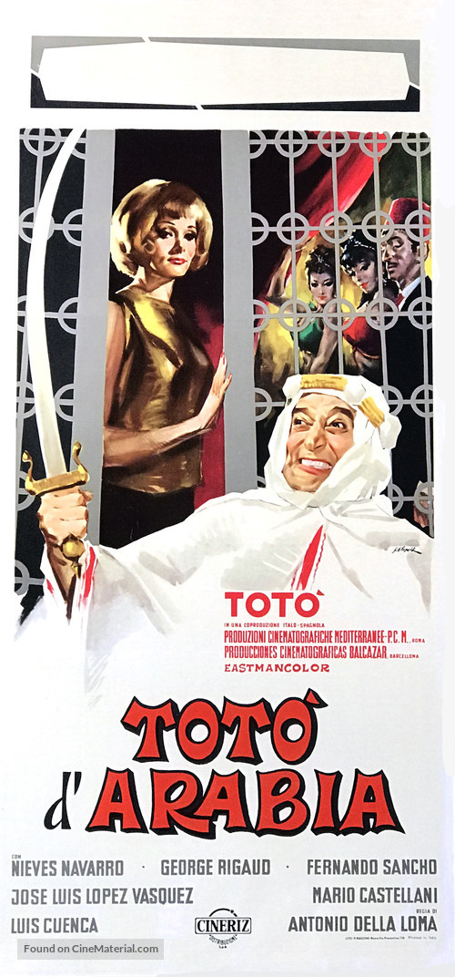 Tot&ograve; d&#039;Arabia - Italian Movie Poster