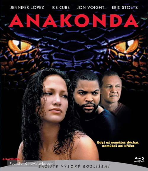 Anaconda - Czech Blu-Ray movie cover