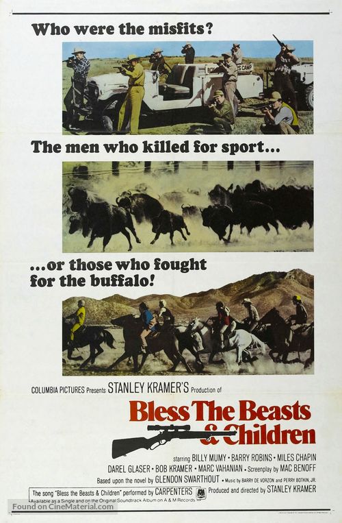 Bless the Beasts &amp; Children - Movie Poster