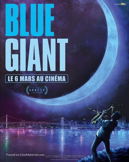 Blue Giant - French Movie Poster