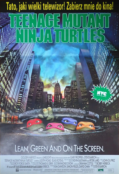Teenage Mutant Ninja Turtles - Polish Movie Poster
