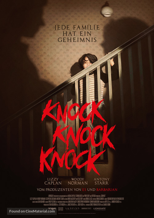 Knock Knock Knock - German Movie Poster