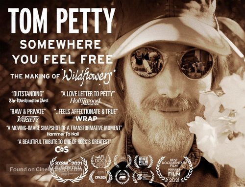 Tom Petty Somewhere You Feel Free - Movie Poster