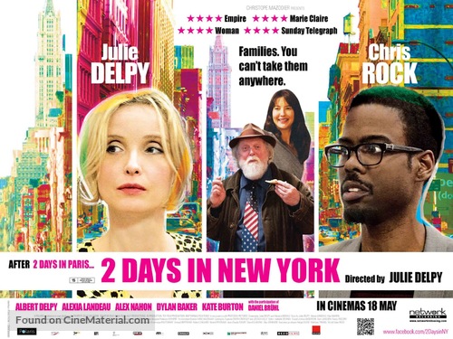 2 Days in New York - British Movie Poster