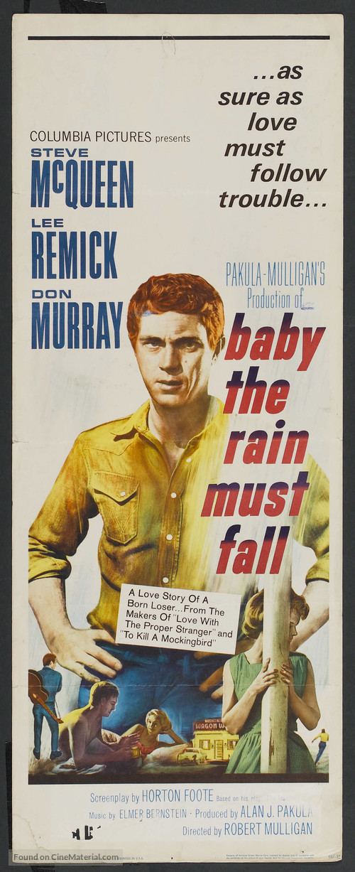 Baby the Rain Must Fall - Movie Poster