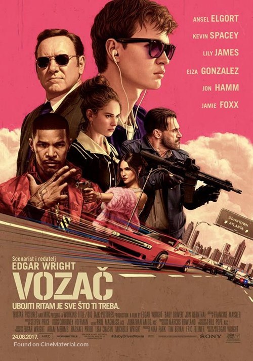 Baby Driver - Croatian Movie Poster