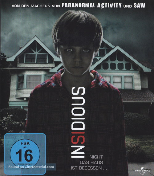 Insidious - German Blu-Ray movie cover