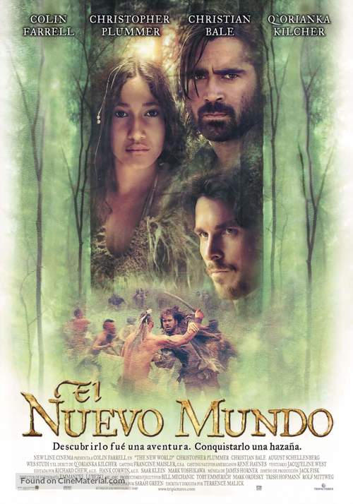 The New World - Spanish Movie Poster