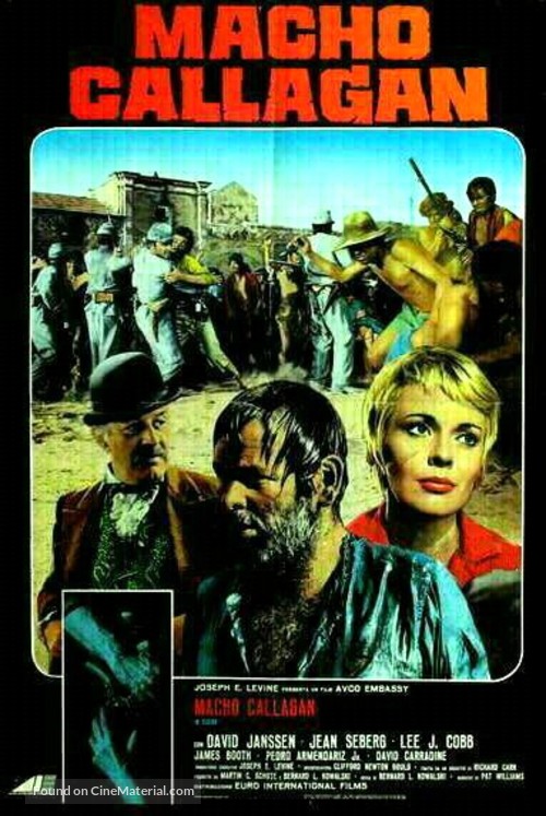 Macho Callahan - Italian Movie Poster