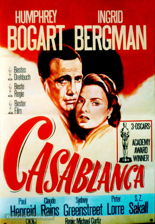 Casablanca - Movie Poster