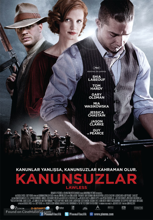 Lawless - Turkish Movie Poster