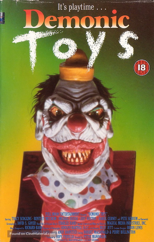 Demonic Toys - British VHS movie cover