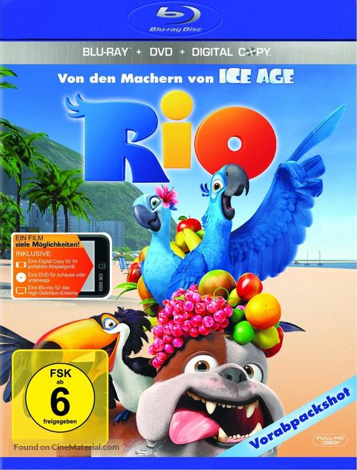 Rio - German Blu-Ray movie cover