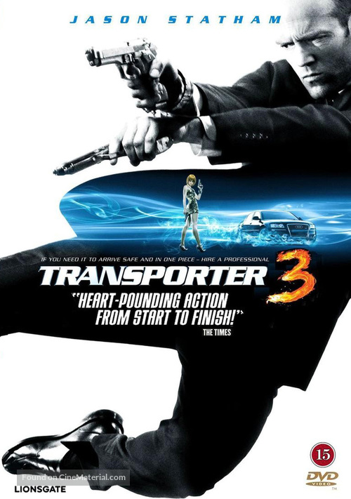 Transporter 3 - Danish Movie Cover