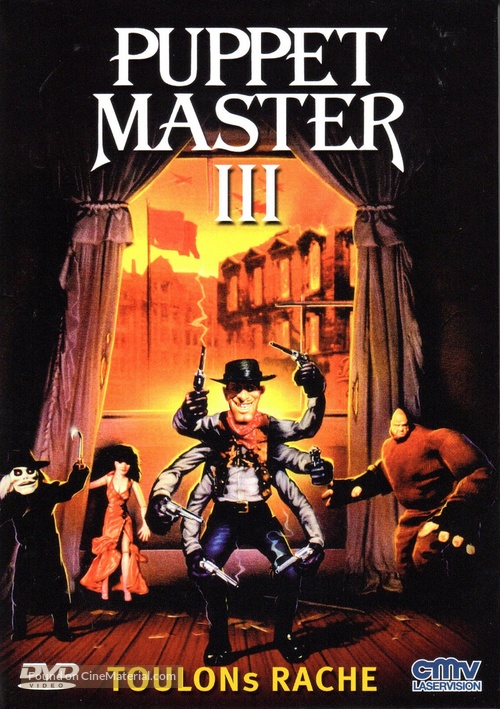 Puppet Master III: Toulon&#039;s Revenge - German DVD movie cover