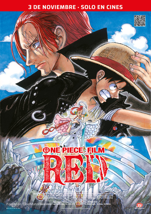 One Piece Film: Red - Spanish Movie Poster