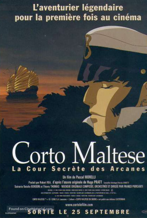 Corto Maltese: La cour secr&egrave;te des Arcanes - French Movie Poster