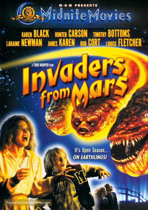 Invaders from Mars - DVD movie cover