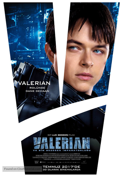 Valerian and the City of a Thousand Planets - Turkish Movie Poster
