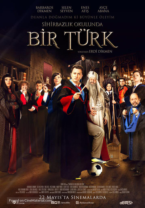 Sihirbazlik Okulunda Bir T&uuml;rk - Turkish Movie Poster