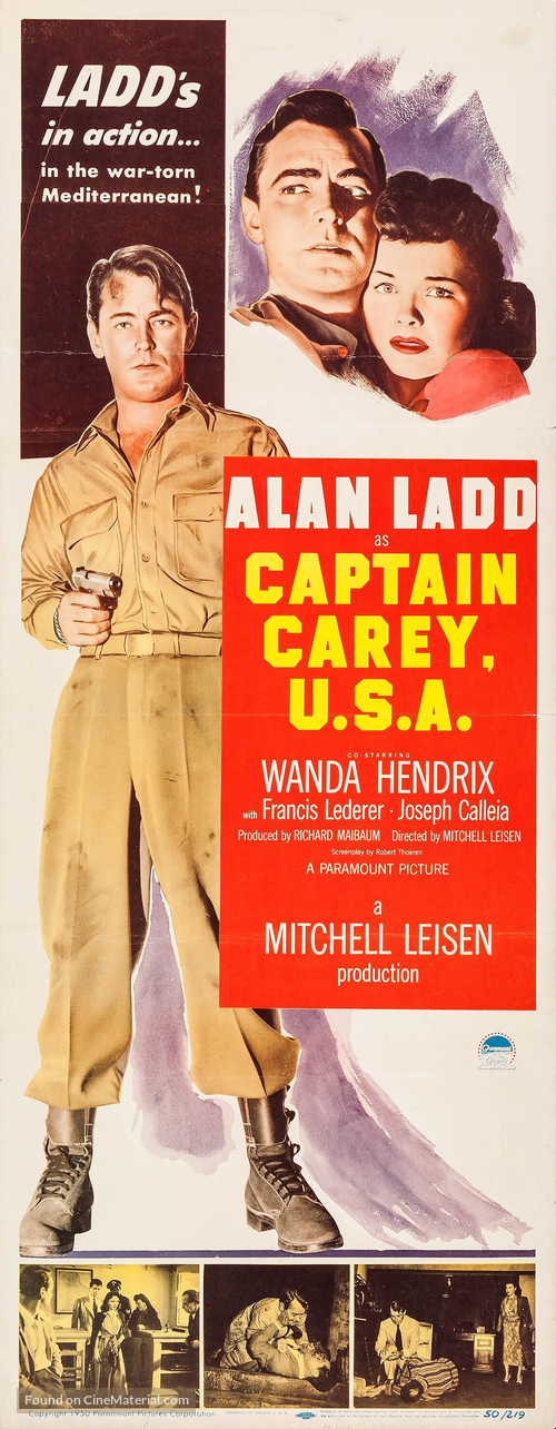 Captain Carey, U.S.A. - Movie Poster