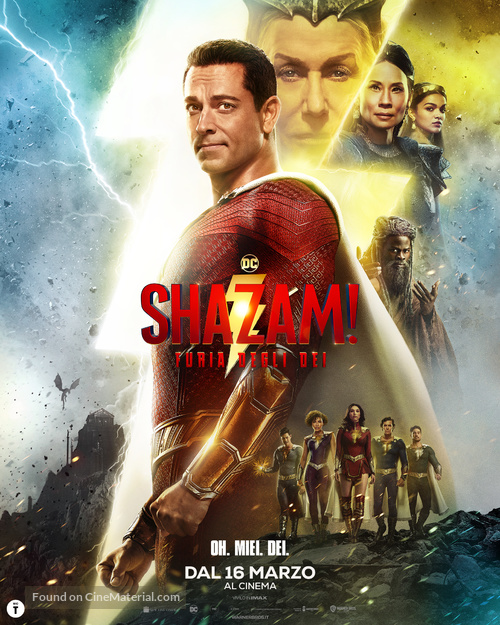 Shazam! Fury of the Gods - Italian Movie Poster