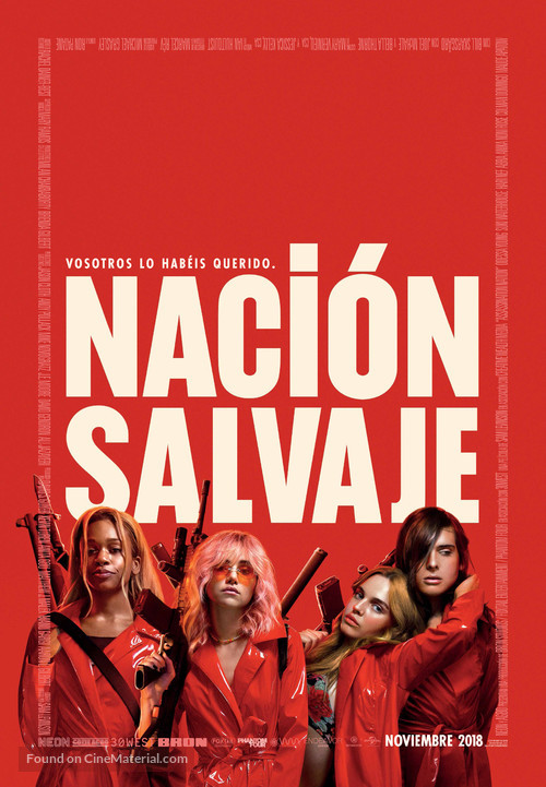 Assassination Nation - Spanish Movie Poster
