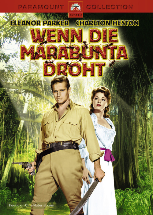 The Naked Jungle - German DVD movie cover