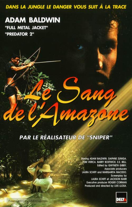 Eight Hundred Leagues Down the Amazon - French VHS movie cover