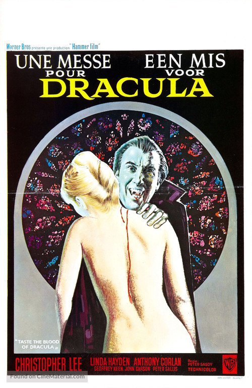 Taste the Blood of Dracula - Belgian Movie Poster