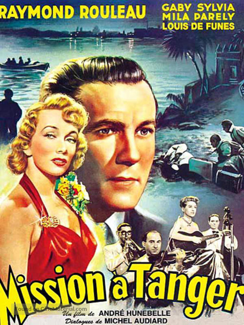 Mission &agrave; Tanger - French Movie Poster